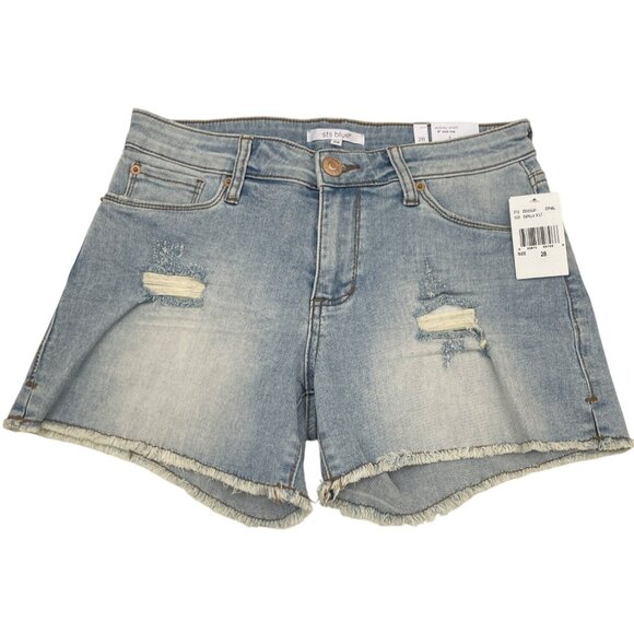 STS Blue Aubrey Short 9" Mid Rise Denim Shorts Size 28 NWT - Picture 1 of 4